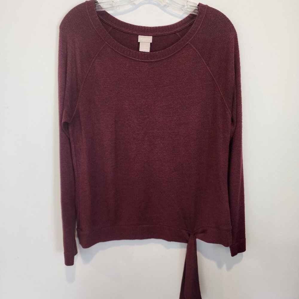 Chico's Zenergy Tie-Front Top, Chico's size 0, Like new